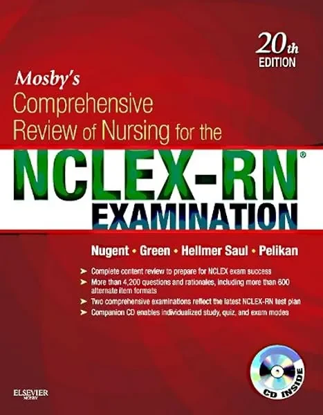 Cover of Mosby's NCLEX-RN review book